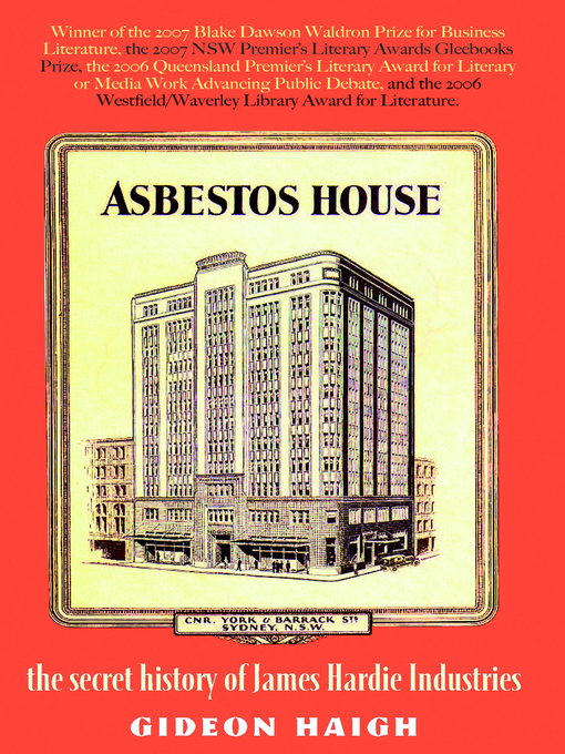 Title details for Asbestos House by Gideon Haigh - Wait list